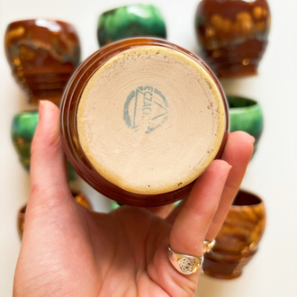 70’s Eczacibasi Handmade Ceramic Mugs