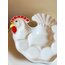 70’s Rooster Ceramic Snack Plate 