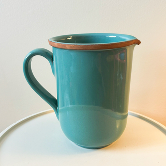 Pastel Blue Handmade Ceramic Jug Vase