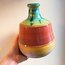 Handmade Color Blocked Vase 