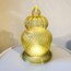 Vintage Yellow Glass Lamp 
