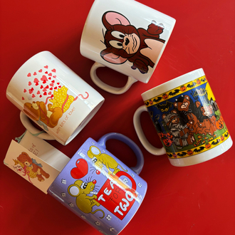 Vintage Funky Mugs 