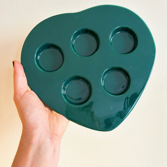 Heart Shaped Tealight Candleholder 