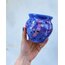 Purple Dotted Ceramic Vase