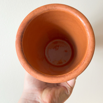 Italian Handmade Ceramic Floral Utensil Cups