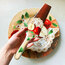Red Apples Cake Serving Plate 