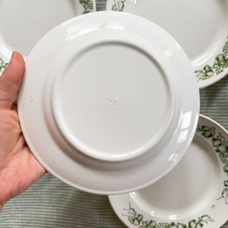 70’s Green Fruits Rustic Plates