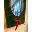40’s Green Velvet Framed Mirror