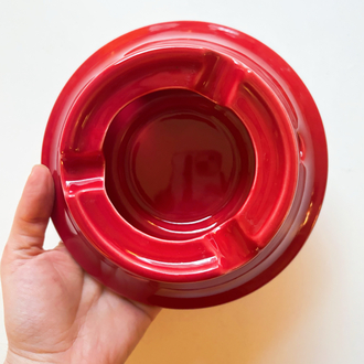 Sourcherry Red Glossy Ceramic Teapot Heater 