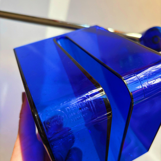 German Emsa Cobalt Blue Plexy Coffee Filter Holder 