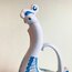 70’s Handmade Polish Porcelain Bird Carafe  