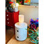 White Opaline Glass Mushroom Lamp by IKEA 