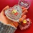 60’s German Heart Shaped Crystal Box
