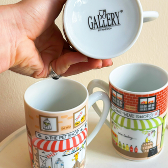 Book Shop & Wine Shop & Pet Shop Mugs
