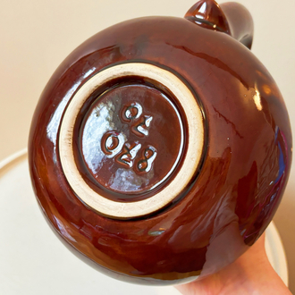 70’s Eczacibasi Ceramic Handmade Jug 
