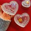60’s German Crystal Heart Shaped Large Box 