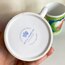 English Apple Porcelain Mugs