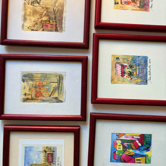 Prague Original Watercolor Artwork