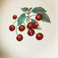 Cherries & Plums Ceramic Plates 