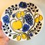 1969 Finnish Hand Painted Wall Plate by Arabia