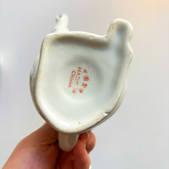 Far Eastern Porcelain Kitty Teapot 