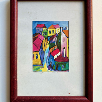 Prague Original Watercolor Artwork