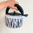 Vintage Zebra Enamel Kettle 