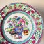Vintage Porcelain Hand Painted Wall Plate 