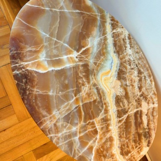 1960's Midcentury Marble Side Table