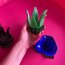 Murano Glass Flower Candleholder