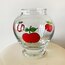 70’s Hand Painted Red Apple Glass Vase