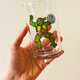 1992 Ninja Turtles Glass Deadstock Tumblers