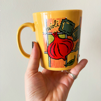 Staffordshire England Veggies Mug