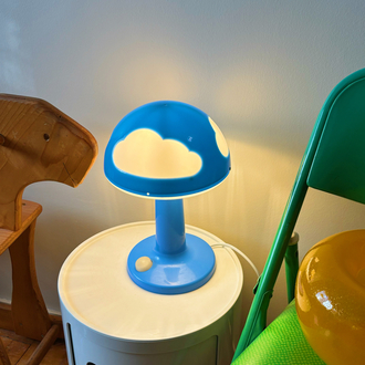 00’s Blue Mushroom Cloud Lamp 