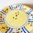 Hand Painted Ceramic Plates with Tulip Design