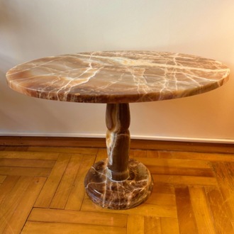 1960's Midcentury Marble Side Table