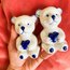 “Teddy Bears” Delft Salt and Pepper Shakers