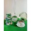 Hand Blown Bubble Glass Bud Vase 