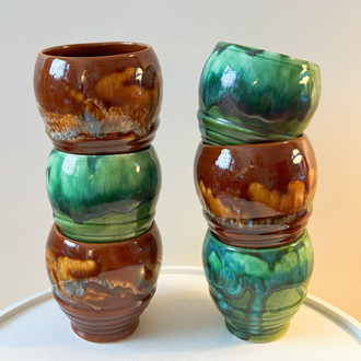 70’s Eczacibasi Handmade Ceramic Mugs