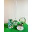 Hand Blown Bubble Glass Bud Vase 