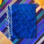 Electric Blue Handwoven Kilim Rug 