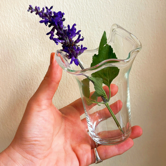 Hand Blown Glass Abstract Vases