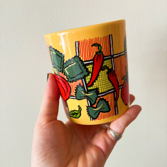 Staffordshire England Veggies Mug