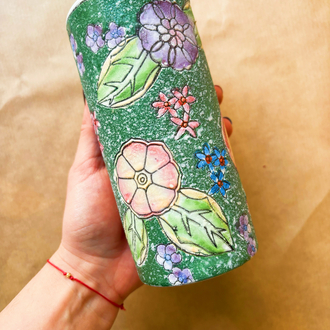 Handmade Greek Ceramic Vase 