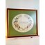 1930s “Bonheur” French Embroidery on Silk Wall Art 