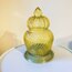 Vintage Yellow Glass Lamp 
