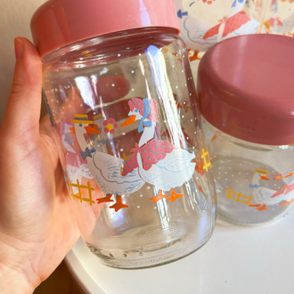 (660 ml) 80’s French Goose Jars 