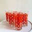 70’s Pop-Art Red Vintage Tumblers