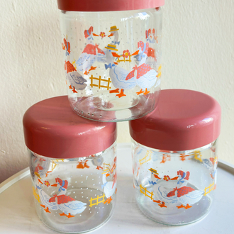 (660 ml) 80’s French Goose Jars 