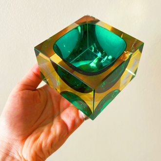 50’s Italian Sommerso Murano Ashtrays